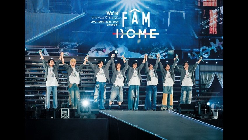timelesz 3/25Blu-ray & DVD「We're timelesz LIVE TOUR 2025-2026