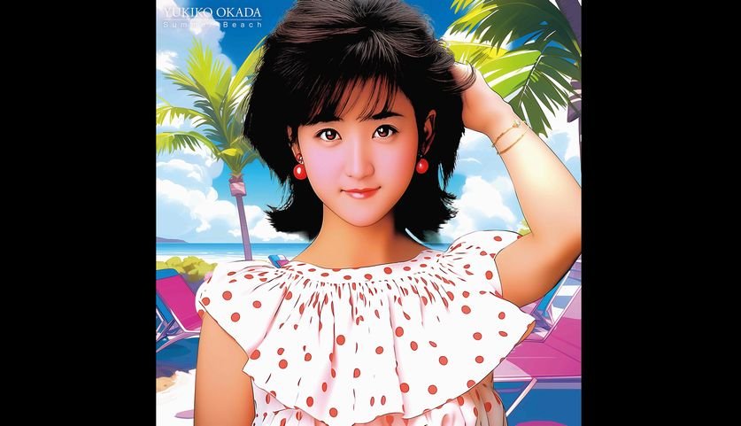 岡田有希子、4月20日に発売される「Sumer Beach」のアナログ盤 