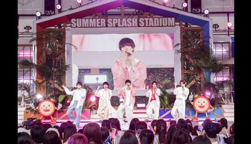 M!LK 水を掛け合っておおはしゃぎ！ お台場冒険王2023 SUMMER SPLASH