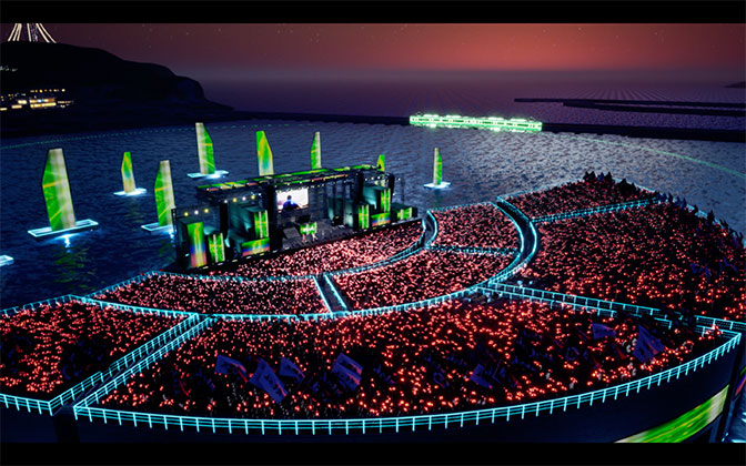 湘南乃風 史上初のフル3dcgオンラインライブ 湘南乃風 風伝説番外編 電脳空間伝説 Supported By 龍が如く ライブレポート Usenの音楽情報サイト Encore アンコール